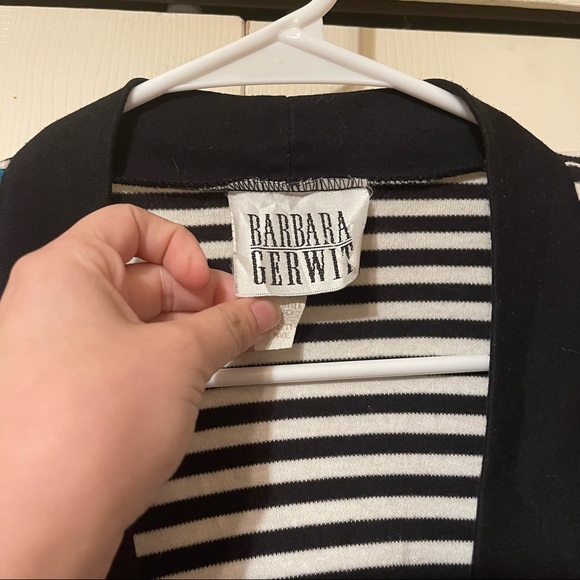 Barbara Gerwit multicolor Y2K 90's striped cardigan vintage - Picture 4 of 6